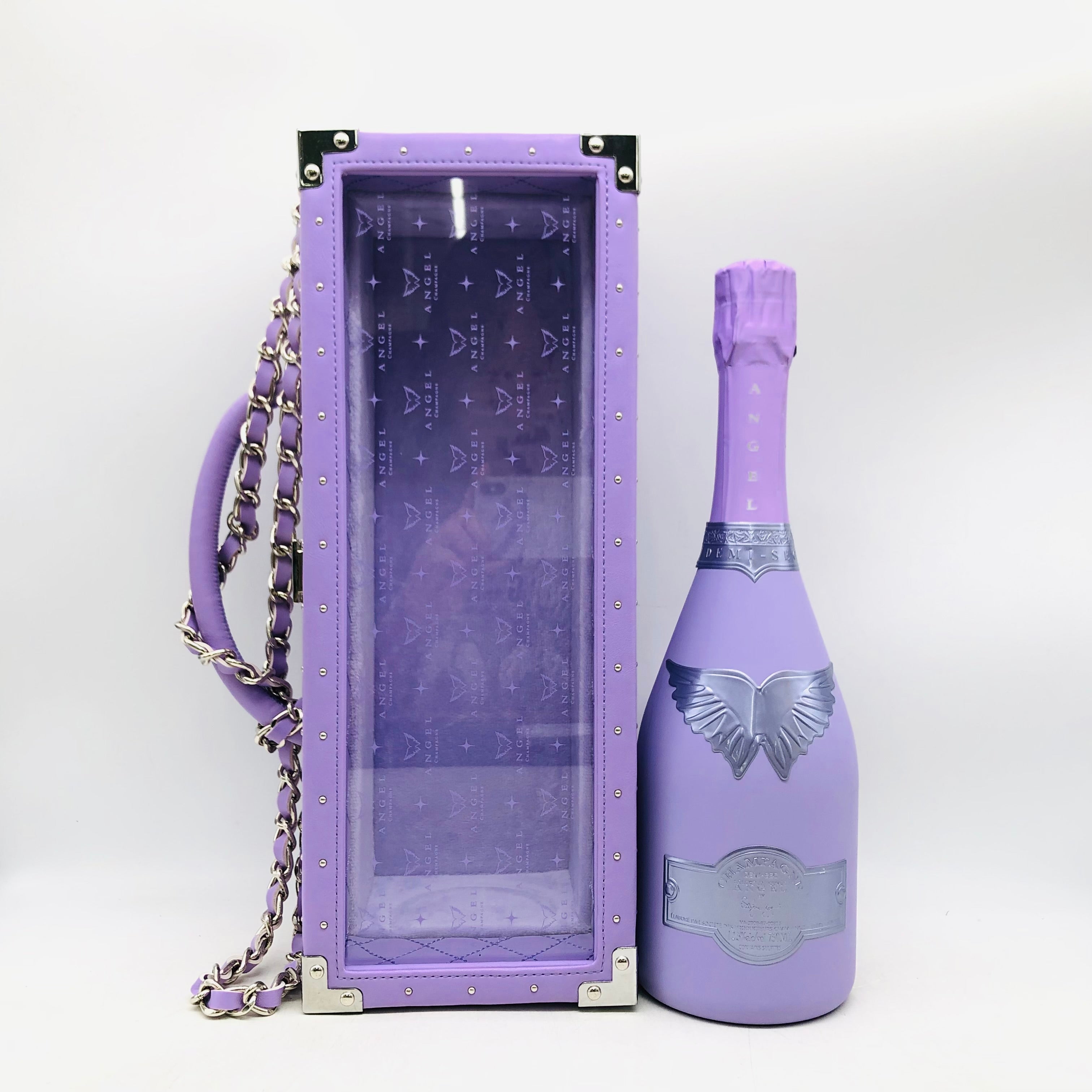 ANGEL エンジェル ドゥミセック ハロウィン パープル レザータイプ