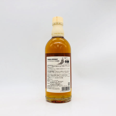 NIKKA宮城峡シングルモルト 新川伏流仕込500ml、日本産、軽やかなフルーティ香と柔らかい口当たり、ほのかなスモークと樽香