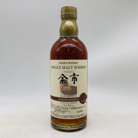 ニッカ 余市 12年 シェリー&スイート 500ml。甘美な熟成が導く、余市12年の深奥。