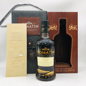 TOMATIN トマーティン 1990年 31年 マルゴー レッド ワイン カスクフィニッシュ ハイランド シングル モルト スコッチ ウイスキー 700ml 55% 箱　手提げカバーあり