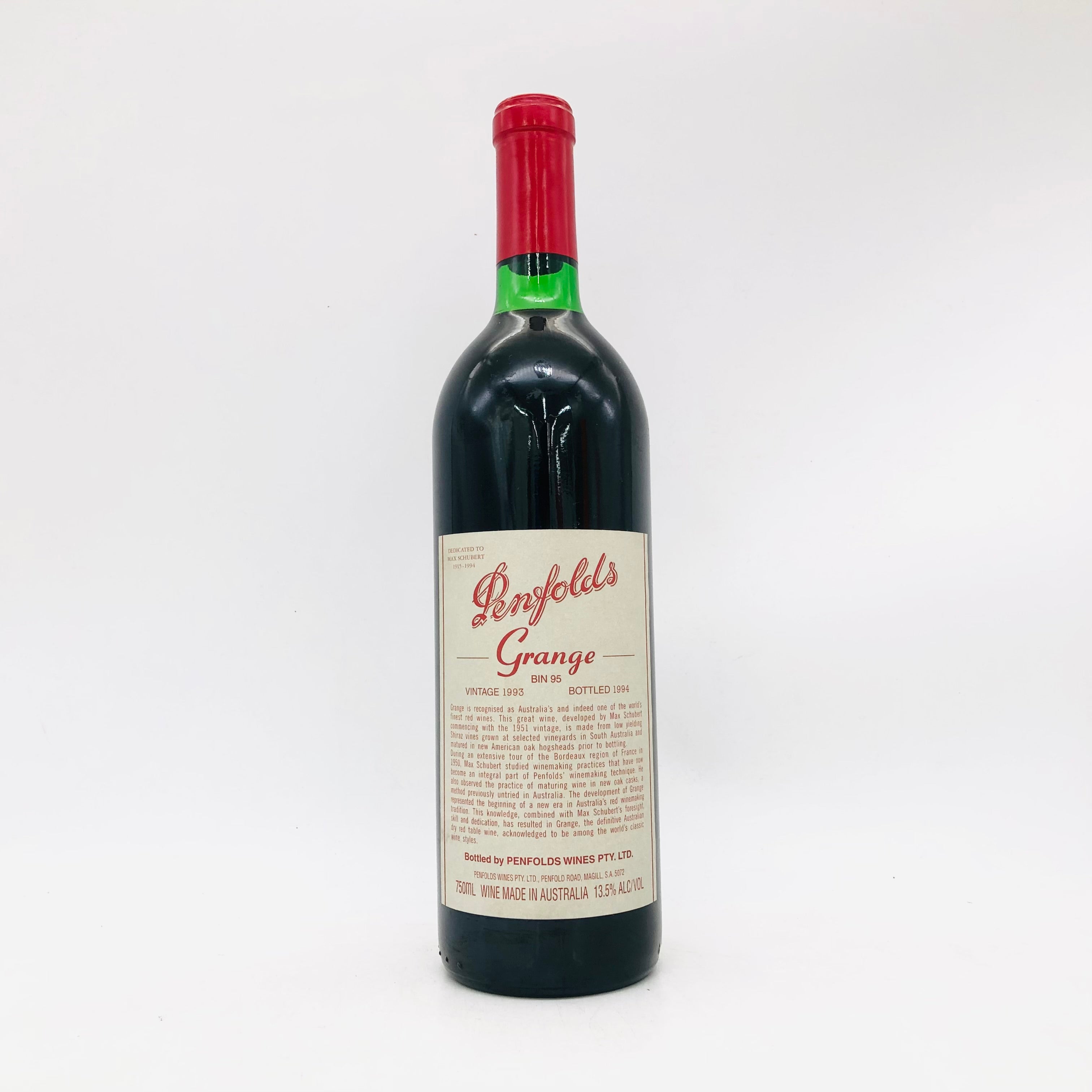 Penfolds Grange ペンフォールズグランジ 1993 ワイン 750ml 13% – お