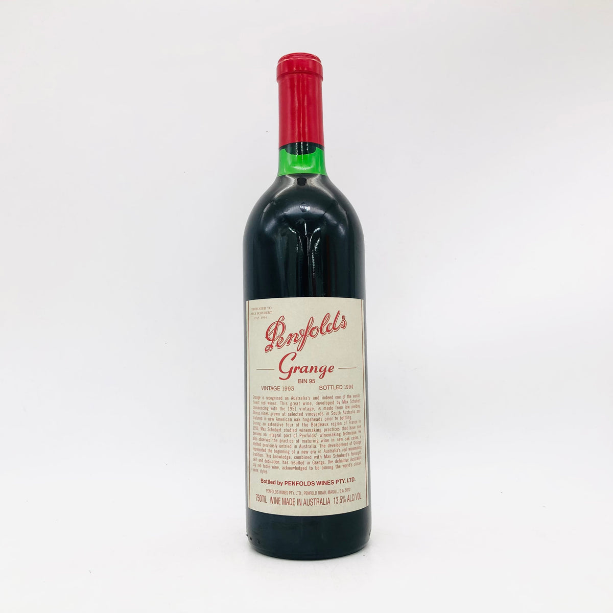 Penfolds Grange ペンフォールズグランジ 1993 ワイン 750ml 13 