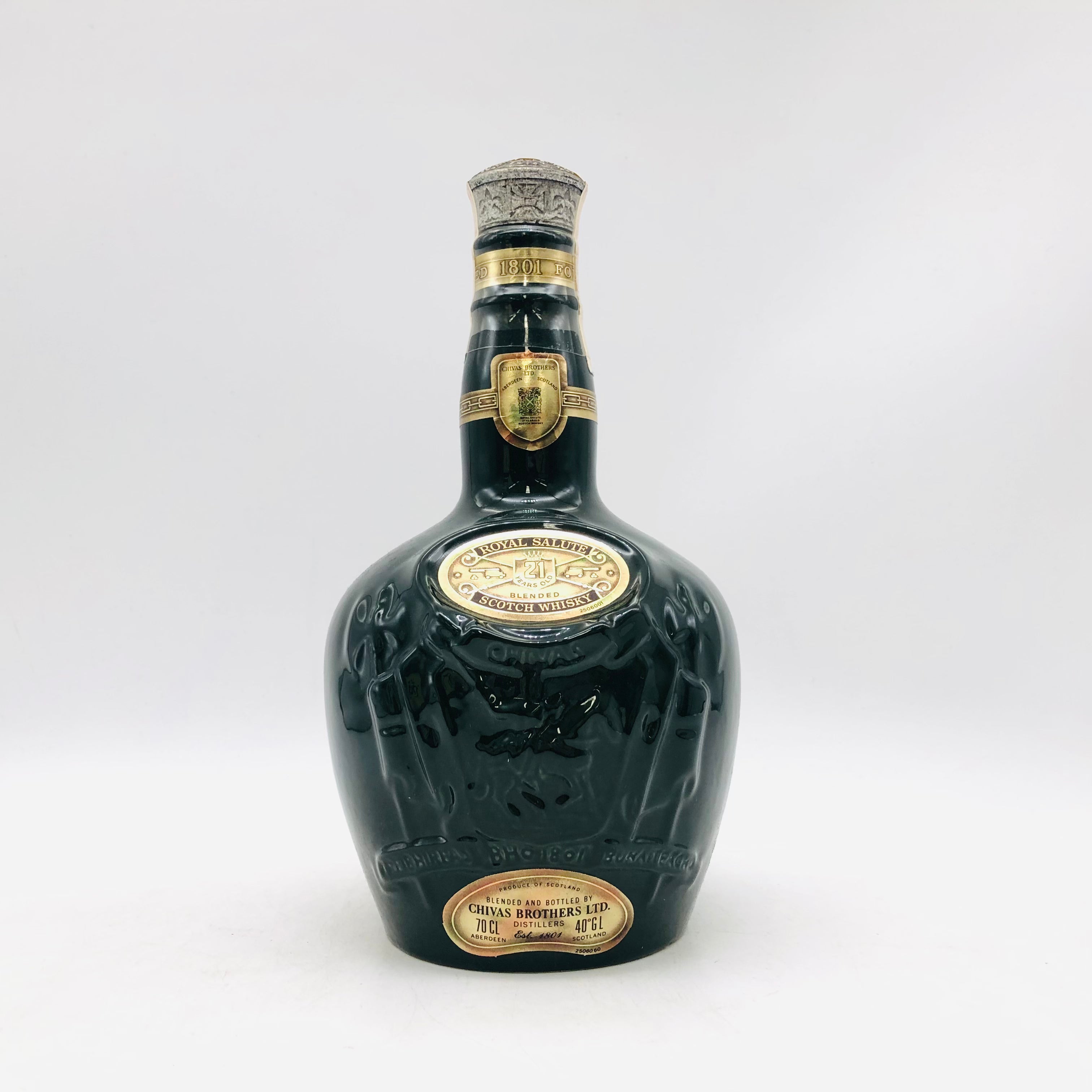 古酒未開栓☆ROYAL SALUTE/ロイヤルサルート21年☆シーバス/CHIVAS☆陶器