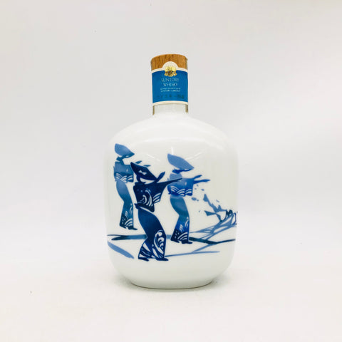 サントリー ウイスキー特級 83' 新潟博 陶器ボトル 760ml。時を超えて香る、昭和の深みと雅の一杯