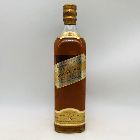 ジョニーウォーカー 18年 ゴールドボトル 750ml。18年熟成が生む、気品と深みのゴールド。