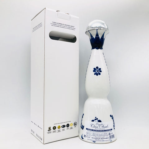 クラセアスール テキーラ レポサド、375ml、陶器ボトル入り、バニラとアガベの芳醇な味わいが特徴のプレミアムテキーラ。