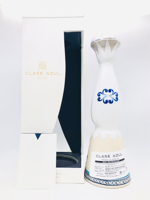 クラセアスール テキーラ アネホ、750ml、長期熟成による濃厚で複雑な味わい、芸術的な陶器ボトル入り高級テキーラ。