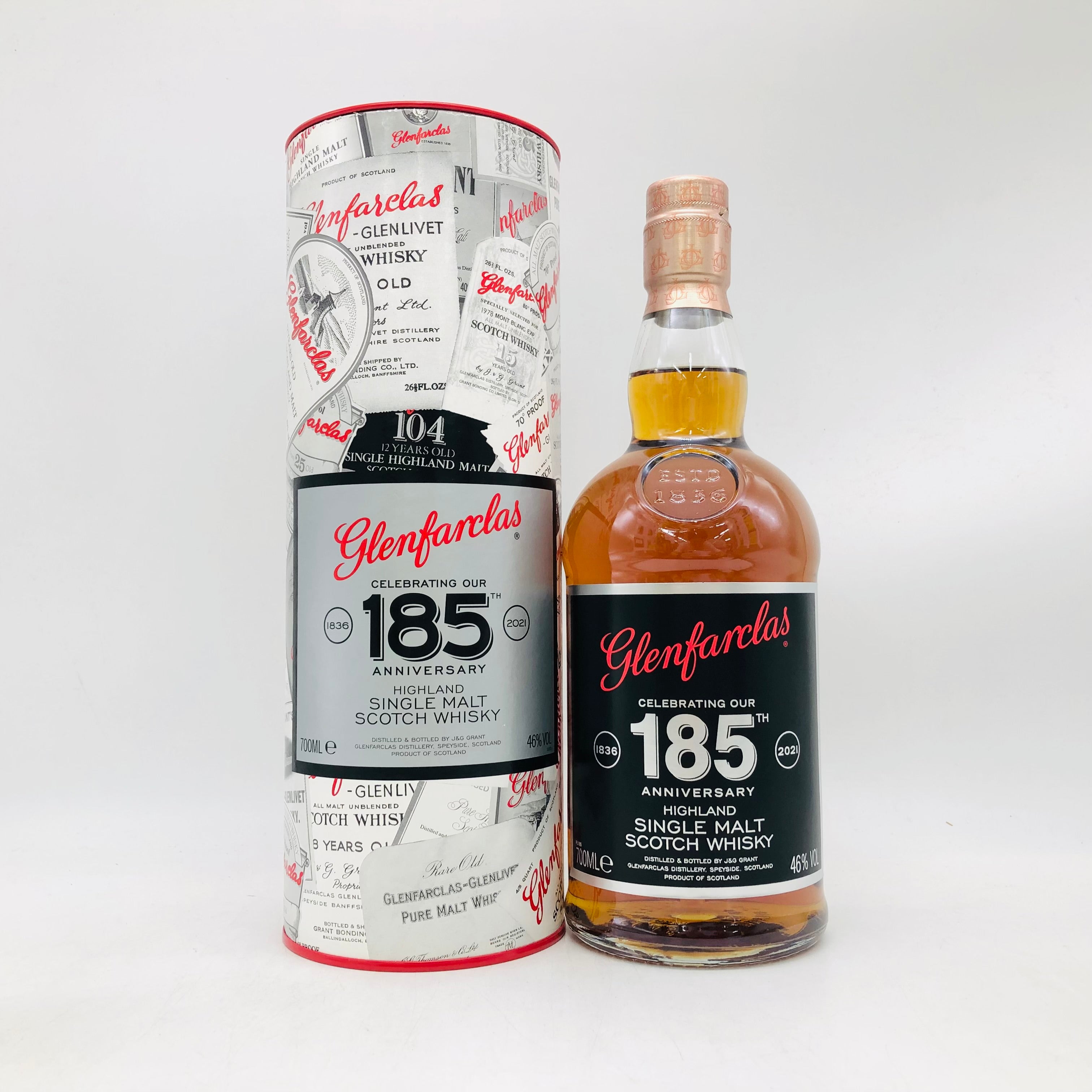 Glenfarclas グレンファークラス 185周年記念ボトル 700ml – 高級酒