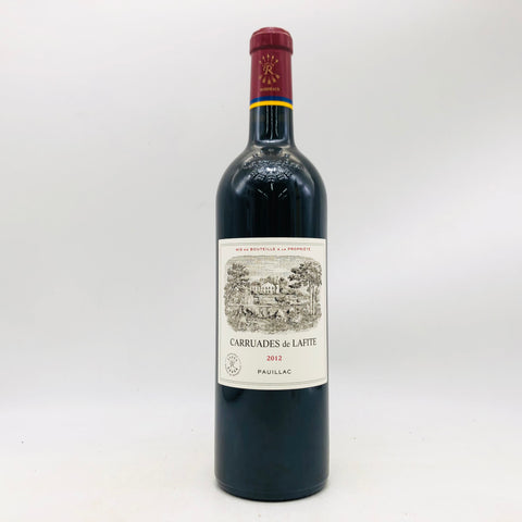 カリュアドラフィット2012 750ml。気品ある果実味と絹のような滑らかさ、ラフィットの精神を受け継ぐ優雅なボルドー。　