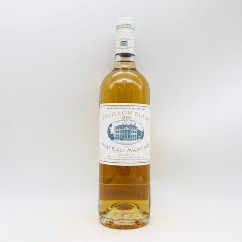 パヴィヨンブランデュシャトーマルゴー2005 750ml。シャトー・マルゴーの優雅な白、希少な2005年ヴィンテージ