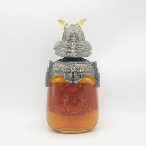 ニッカ G&G 白鉄キャップ 戦国武将 鎧兜 760ml ボトル単体の裏面画像