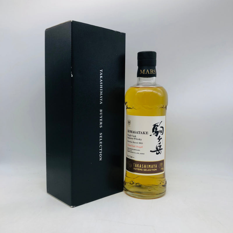 駒ヶ岳バーボンバレル高島屋 700ml。バーボン樽が引き出す、駒ヶ岳の華やかな個性