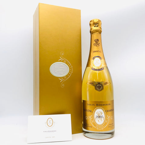ルイロデレールクリスタル2005 750ml。熟した果実の艶がきらめく、芳醇で優雅なクリスタル　