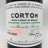 DRC コルトン 2020 750ml。気高き力強さを纏う、至高のコルトン。