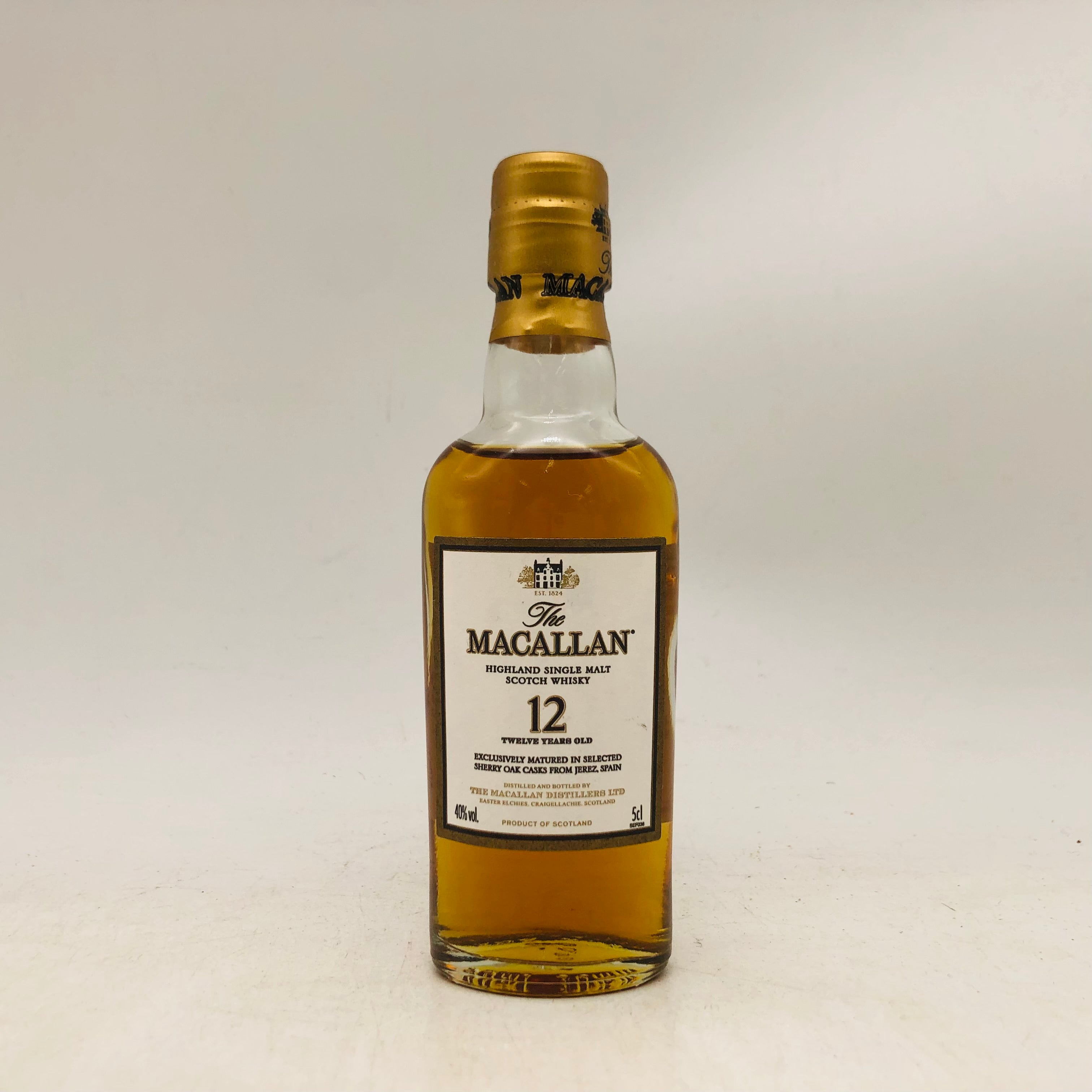 MACALLAN マッカラン シェリーオークカスク 12年 ミニチュアボトル