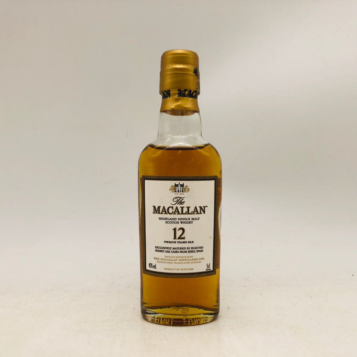 MACALLAN マッカラン シェリーオークカスク 12年 ミニチュアボトル 