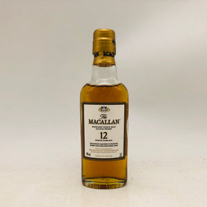MACALLAN マッカラン シェリーオークカスク 12年 ミニチュアボトル 50ml