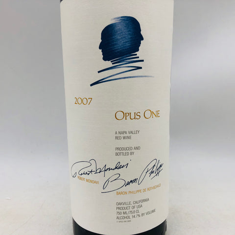 オーパスワン 2007 750ml。ナパが誇る、芸術的ボルドーブレンド。