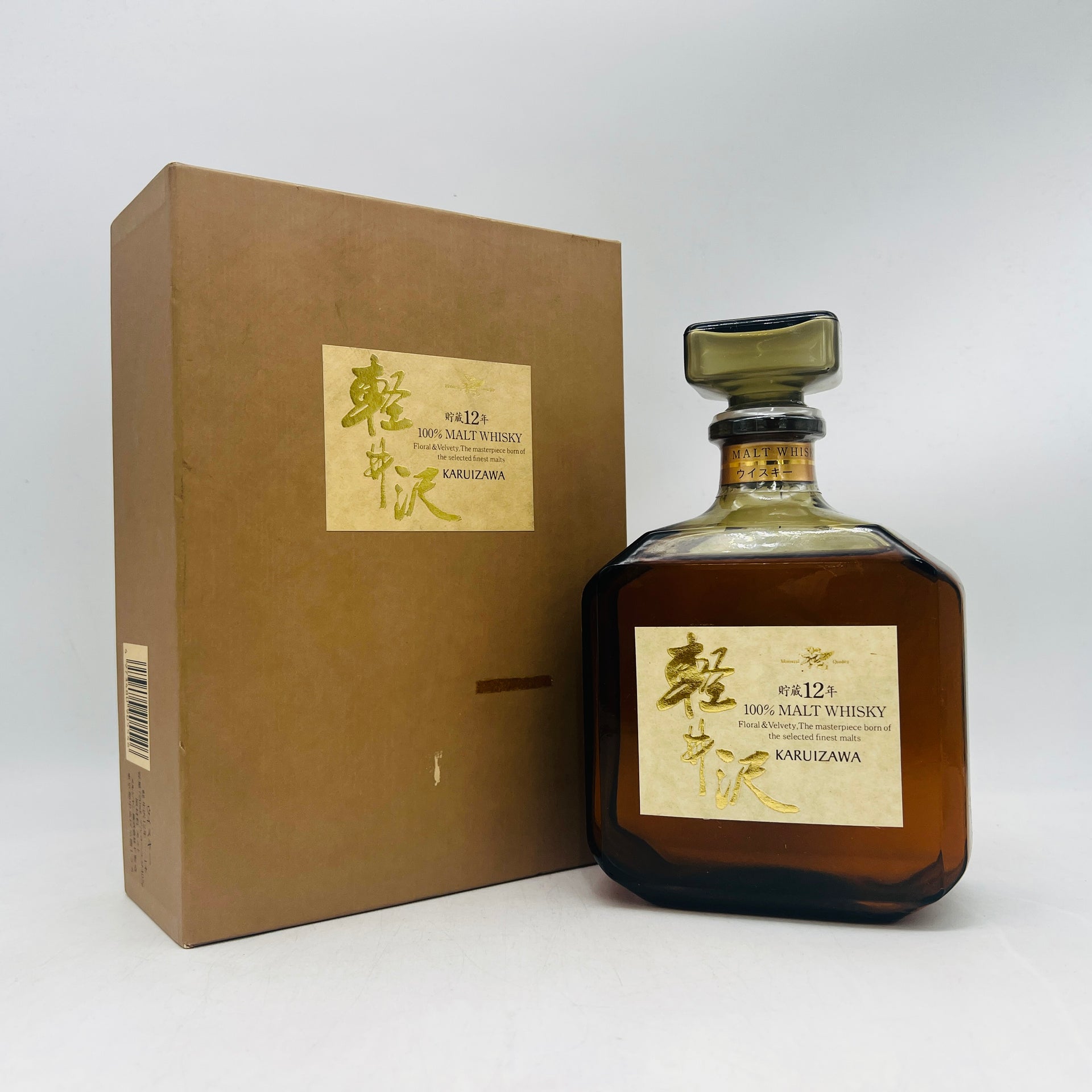 Mercian メルシャン 軽井沢 貯蔵12年 100%モルトウイスキー 四角瓶 古 