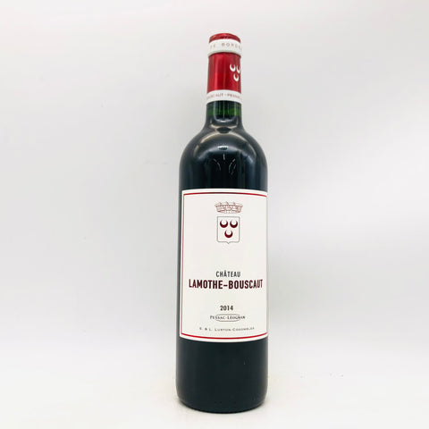 Ch. Lamothe Bouscaut Rouge シャトー・ラモット・ブスコー ルージュ 2014 750ml。果実味と樽香の絶妙バランス、グラーヴのエレガンス 