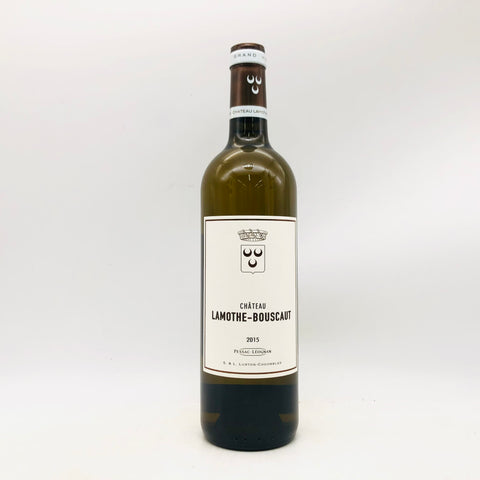 Ch. Lamothe Bouscaut Blanc　シャトー・ラモット・ブスコー ブラン 2015 750ml。爽やかさと上品さが光るグラーヴの白ワイン 