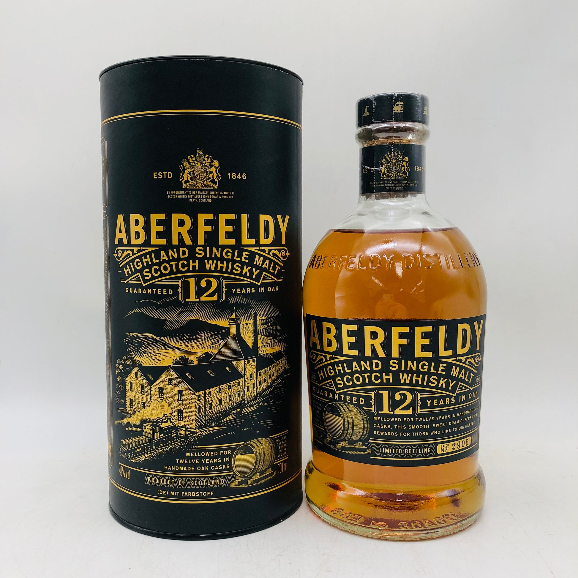 Aberfeldy アバフェルディ 12年 シングル モルト 700ml 箱 – お酒の