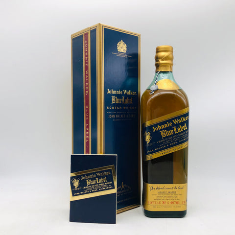 ジョニーウォーカー ブルーラベル 750ml。希少原酒が織りなす、極上ブレンデッド。