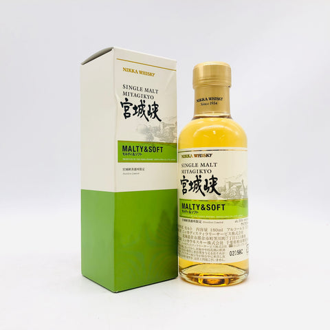 NIKKA ニッカ 宮城峡蒸溜所限定 モルティ＆ソフト 180ml 55% 箱あり