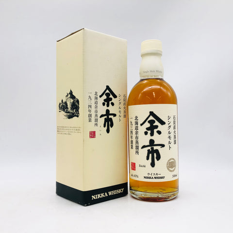 NIKKA ニッカ 余市 シングルモルト 石炭直火蒸溜 500ml 43% ウイスキー