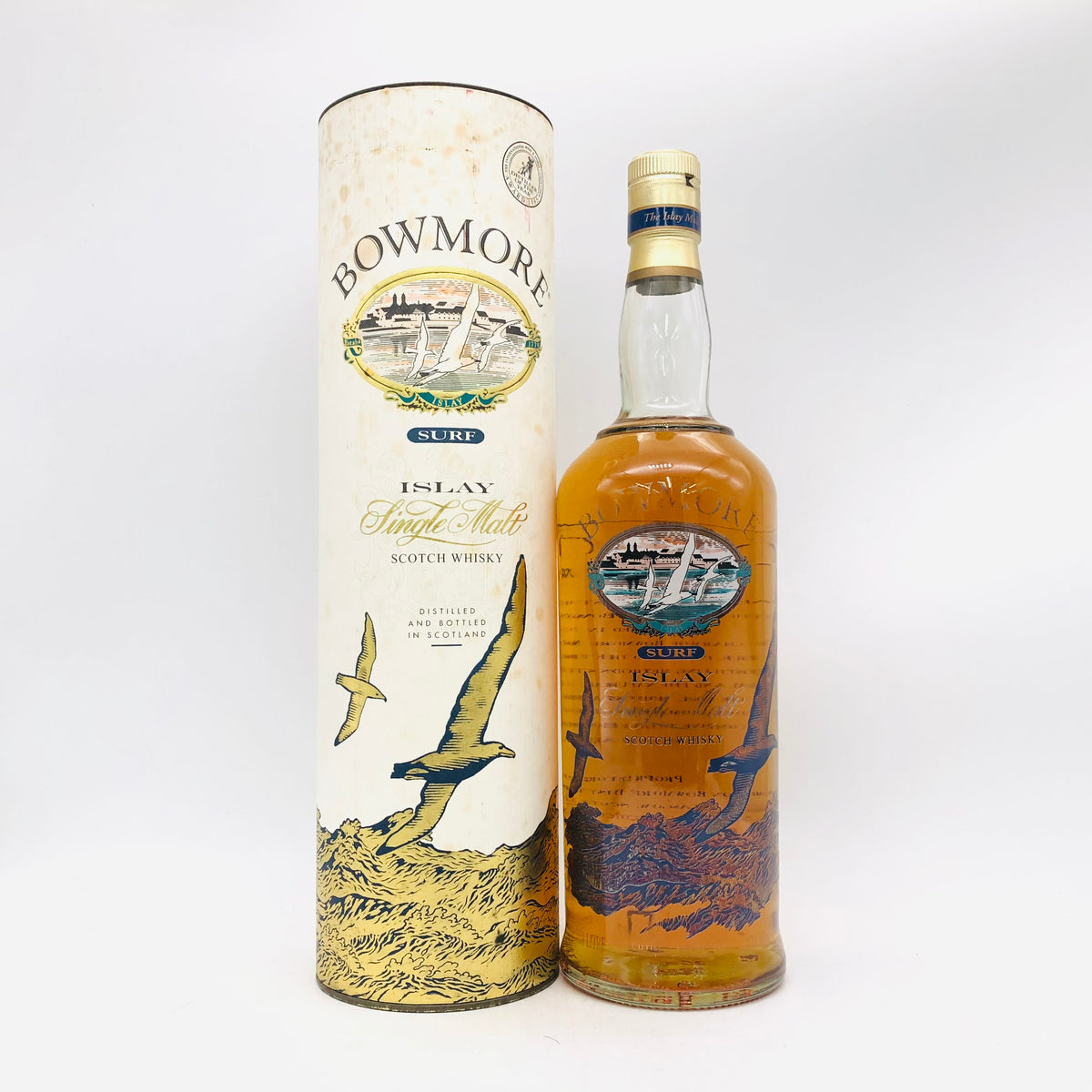 BOWMORE ボウモア サーフアイラ旧ボトル 1000ml 43% 箱あり – 高級酒 