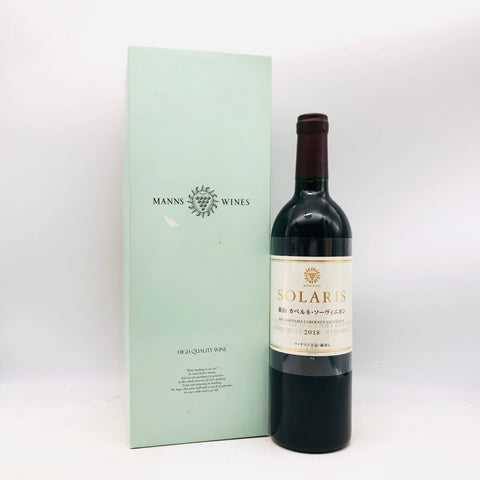 ソラリス 東山 カベルネ ソーヴィニヨン 2018 750ml。東山テロワールが生む、本格派ジャパニーズ・カベルネ。