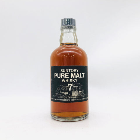 SUNTORY サントリー ピュアモルト 7年 黒ラベル ウイスキー特級 500ml 43% 箱あり