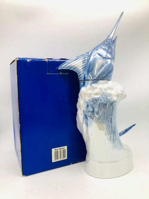 サントリー マリンコレクション カジキ 陶器ボトル 700ml。海の王者を象った、芸術的陶器ボトルの特別ウイスキー