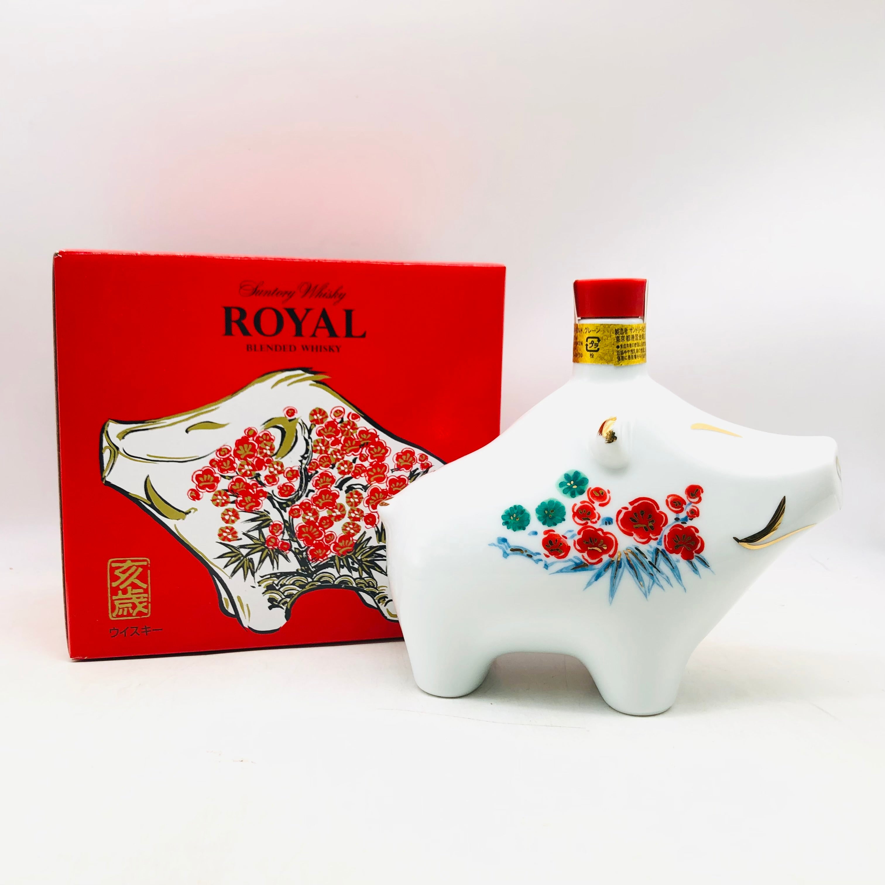 SUNTORY ROYAL サントリー ローヤル 干支陶器ボトル 亥 600ml – お酒の