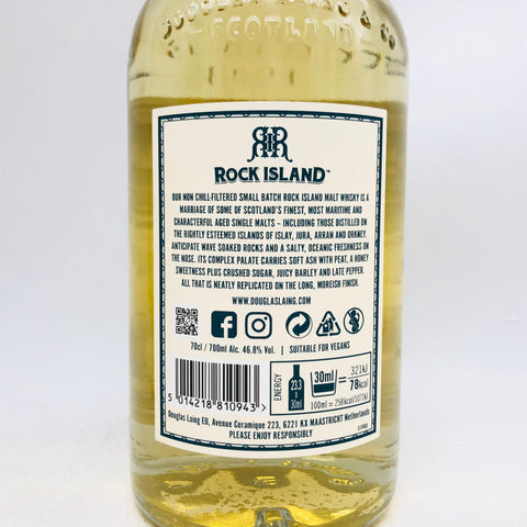 ロックアイランド 700ml。海風とスモークが織りなす、アイランズブレンド。