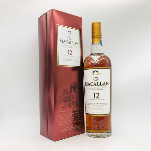 MACALLAN マッカラン12年 シェリーオーク 旧ボトル 700ml 40% 箱あり