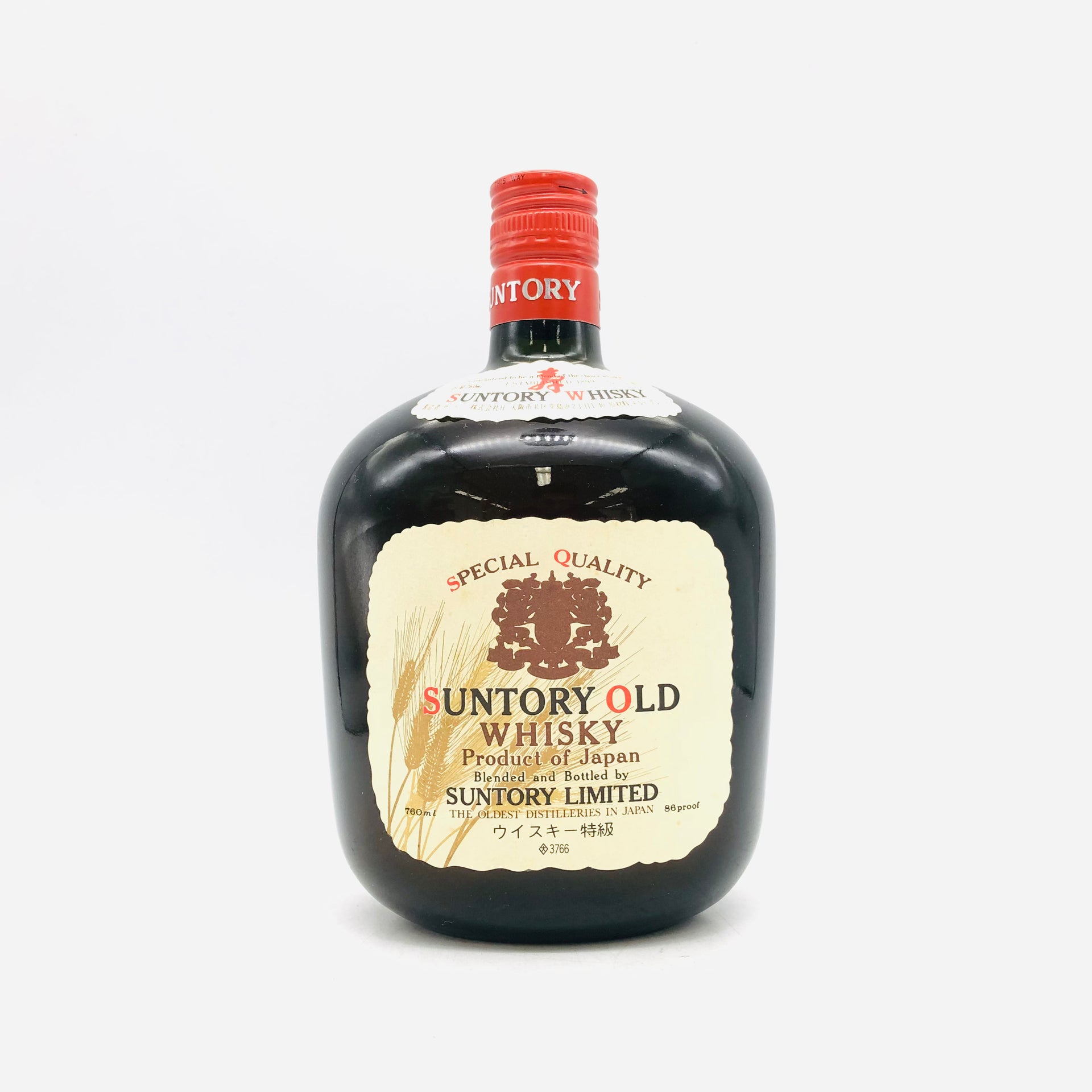 SUNTORY サントリーオールド 1980年前半ボトル 麦穂 760ml – お酒の
