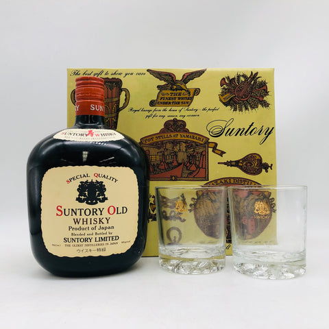 サントリーオールド 1985～89年 ウイスキー特級 グラス付き 760ml。黄金期の日本ウイスキー、至高のブレンデッド。