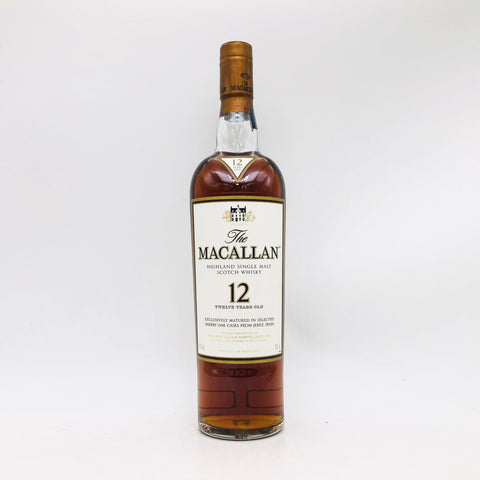 MACALLAN マッカラン12年 シェリーオーク 旧ボトル 700ml 40% 箱あり