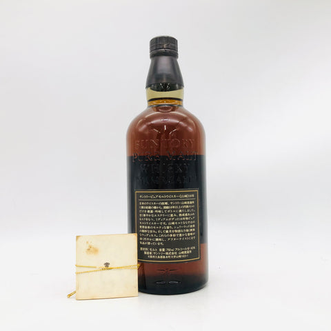 サントリー 山崎 18年 ピュアモルト 響マーク 初期ボトル 750ml。日本ウイスキー黎明期が生んだ、山崎18年の原点