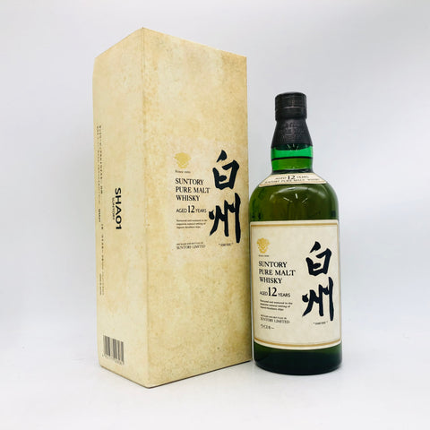 SUNTORY サントリー 白州 ピュアモルト 12年 響マーク 旧ボトル