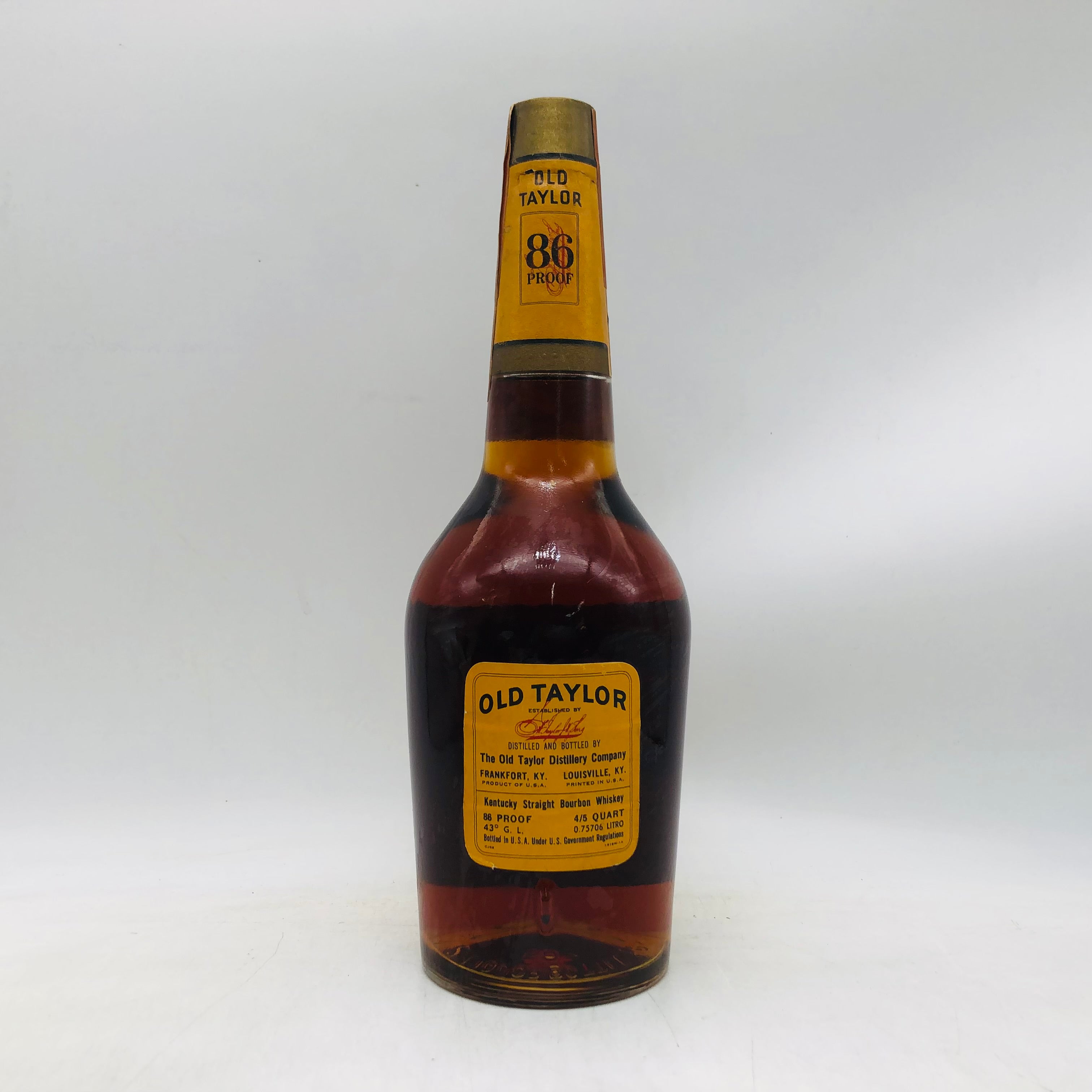 OLD TAYLOR オールドテイラー 6年 750ml – 高級酒・希少酒の通販