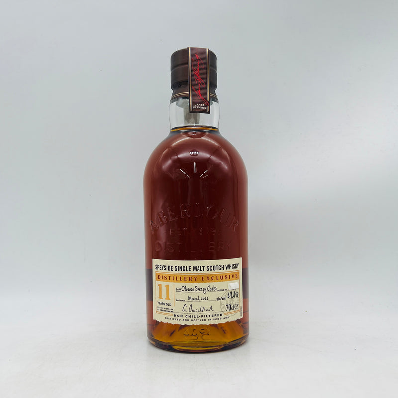 アベラワー 11年 オロロソシェリーカスク 蒸留所限定品 700ml、シェリー樽熟成の濃厚で芳醇な味わいが特徴の限定シングルモルト。