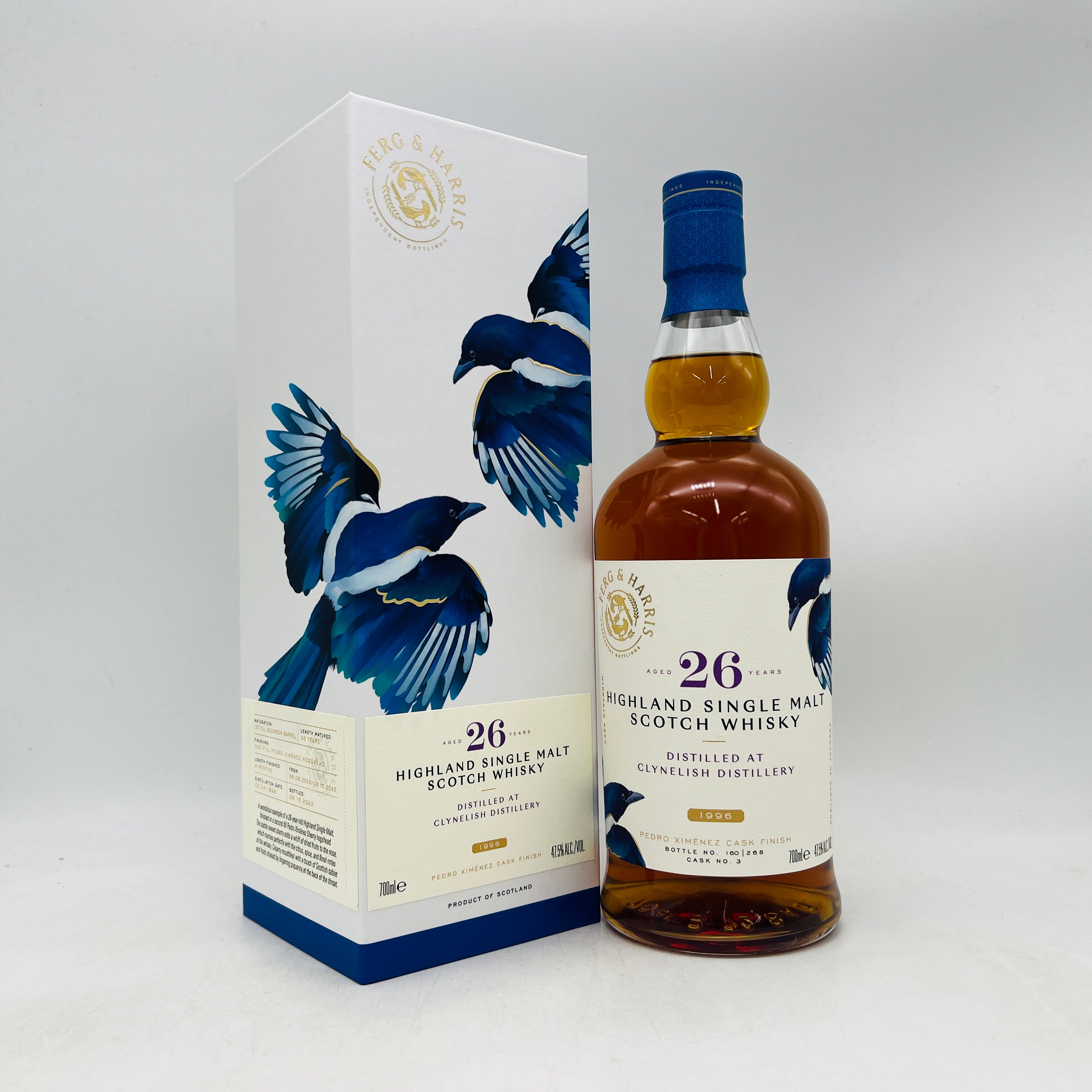 クライヌリッシュ1996 26年 ferg&harris FERG&HARRIS ファーグ&ハリスクライヌリッシュ 26年 1996 700ml – お酒