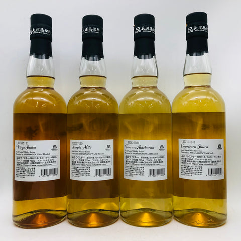 アマハガン 聖闘士星矢 ゴールドセイント ウイスキーシリーズ 12本セット 700ml ウイスキー 700ml 47%