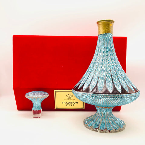 クラウンバイン トラディションスタイル ブルー 600ml　箱とボトルの正面画像