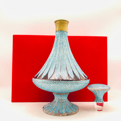 クラウンバイン トラディションスタイル ブルー 600ml　箱とボトルの裏面画像