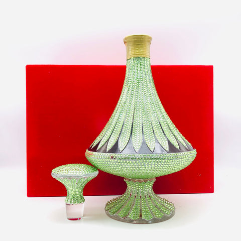 クラウンバイン トラディションスタイル グリーン 600ml　箱とボトルの裏面画像