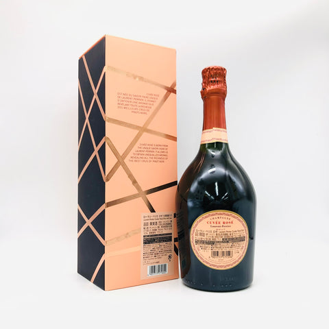ローラン ペリエ ロゼ 750mlの箱入りシャンパンとそのパッケージ画像
