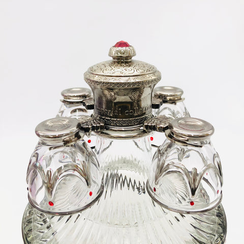 LADOGA ラドガ インペリアルコレクション イースターエッグ ライラックフラワーズ 700ml、豪華装飾のデキャンタに収められたロシア産プレミアムウォッカ。